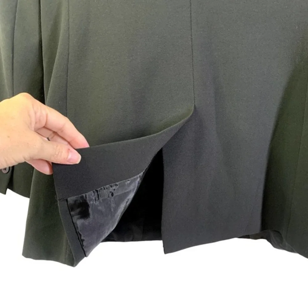 NORMA KAMALI Black Boyfriend Cut Blazer Jacket‎
